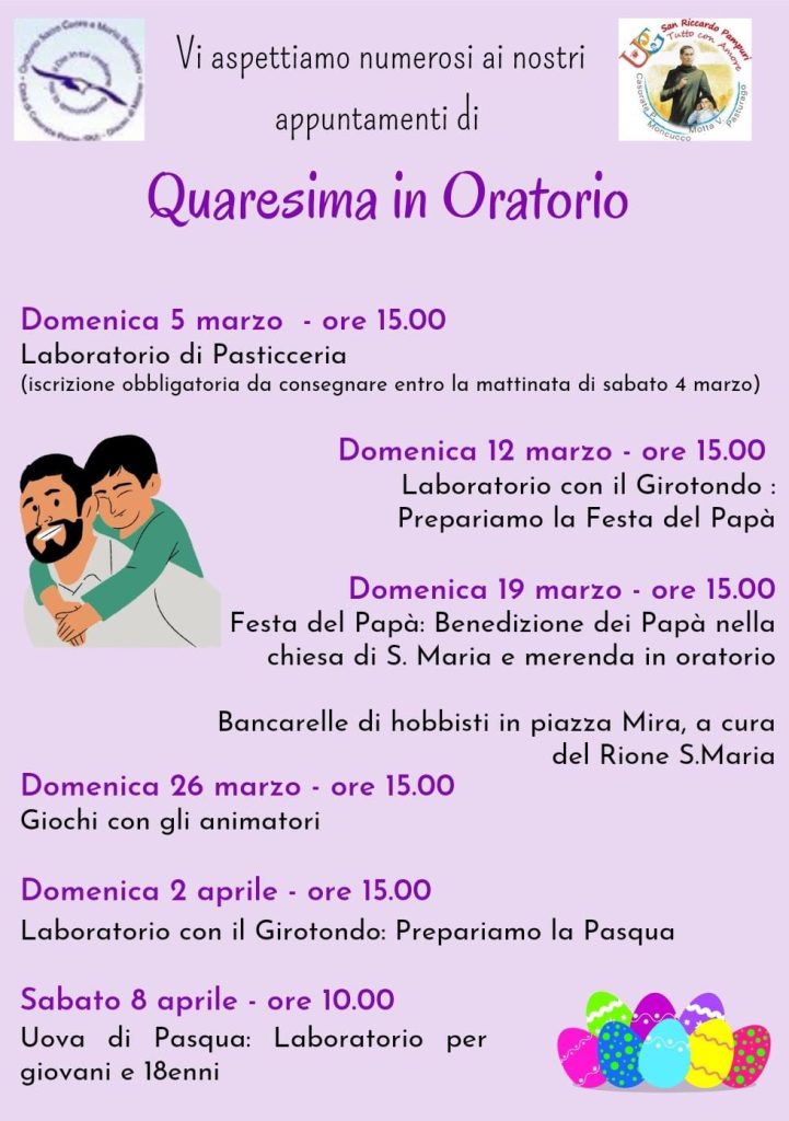 QuaresimaInOratorio