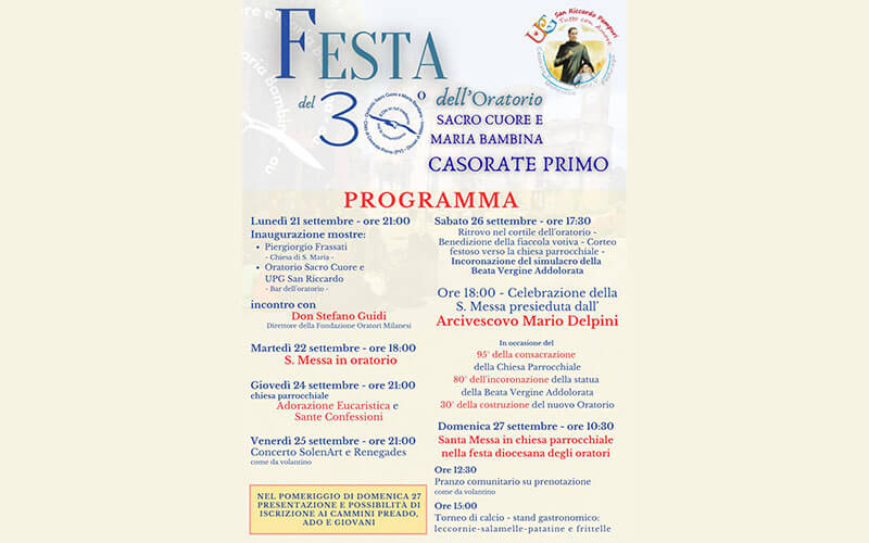 Festa dell’Oratorio di Casorate