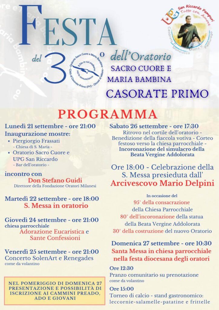 festa dell'oratorio di Casorate Primo
